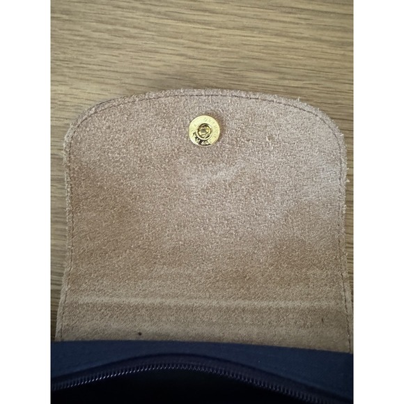 Longchamp Le Pliage Nylon Leather Xtra Small Shoulder Tote Bag Navy Blue EUC - Picture 7 of 12